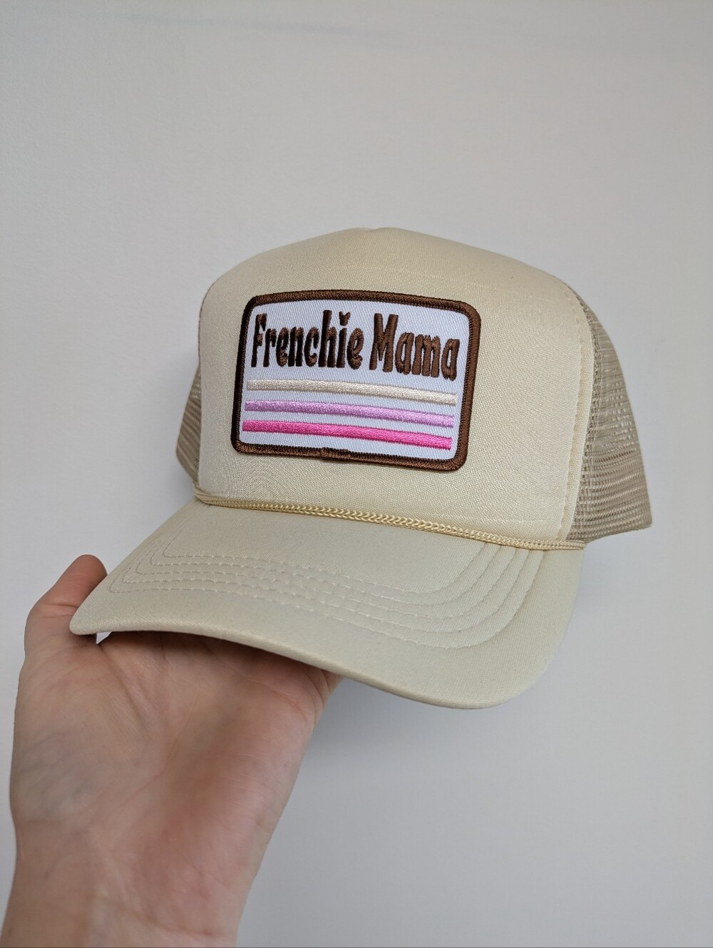 "Frenchie Mama" Snapback Trucker Hat - NWOT